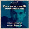 Halloween with Dr Cal Cooper 24th October 2026
