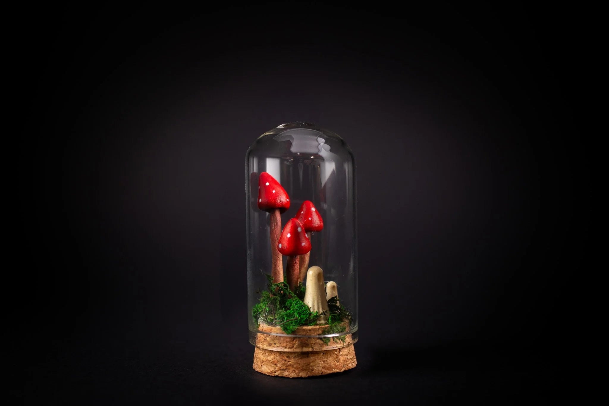 Mushroom Ghosts in a Bottle