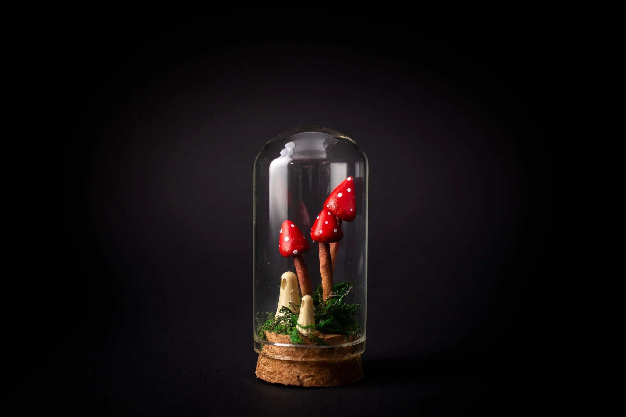 Mushroom Ghosts in a Bottle